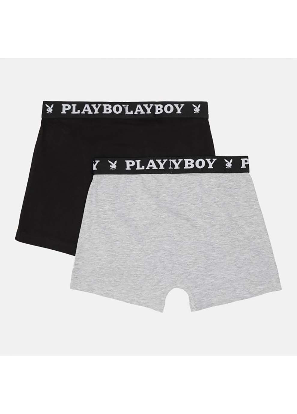 Набір труси-боксери ANNYA BOXERSHORT Чорний, Сірий Playboy (302246375)