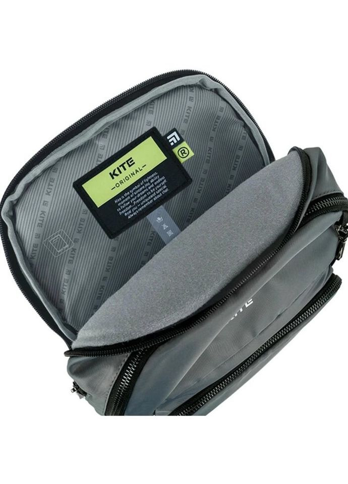 Рюкзак шкільний Education teens K24-2589S-2 9 л 31.5x24x12 см сірий Kite (317733358)