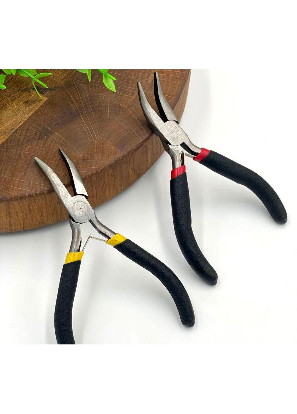 Тонкогубці загнуті (качконоси загнуті - 13,5см довжина) для рукоділля, біжутерії Plus-plus (354794371)