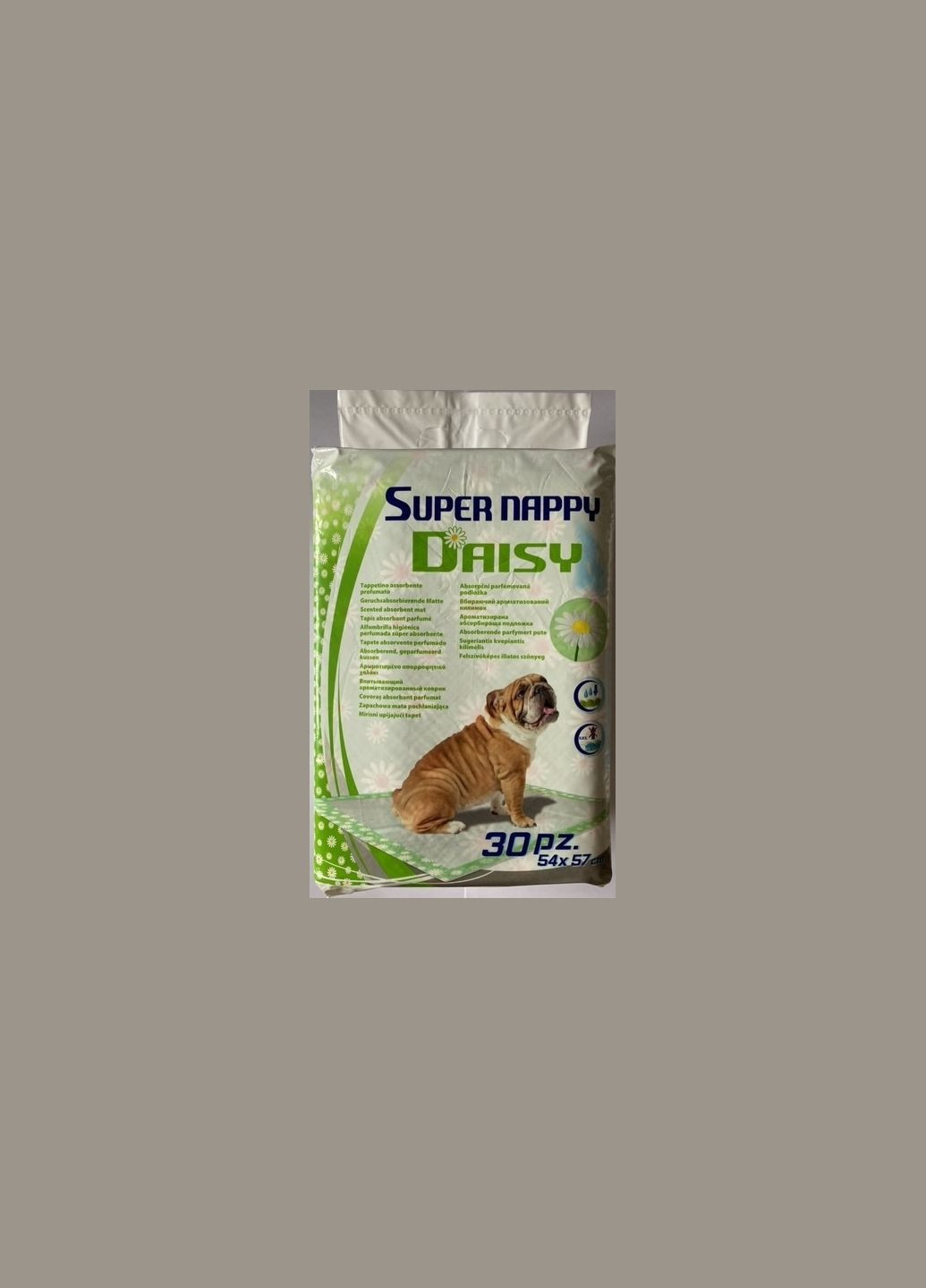Пелюшки для собак SUPER NAPPY Daisy з ароматом ромашки 57х54 см, 30 штук (213128) Croci (278308170)