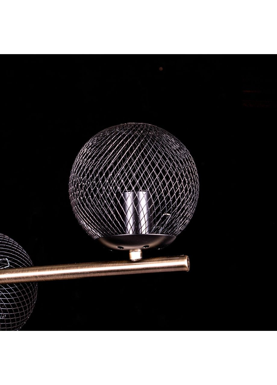 Люстра в стилі лофт на 4 лампочки N6208/4/AB+BK No Brand (352230371)