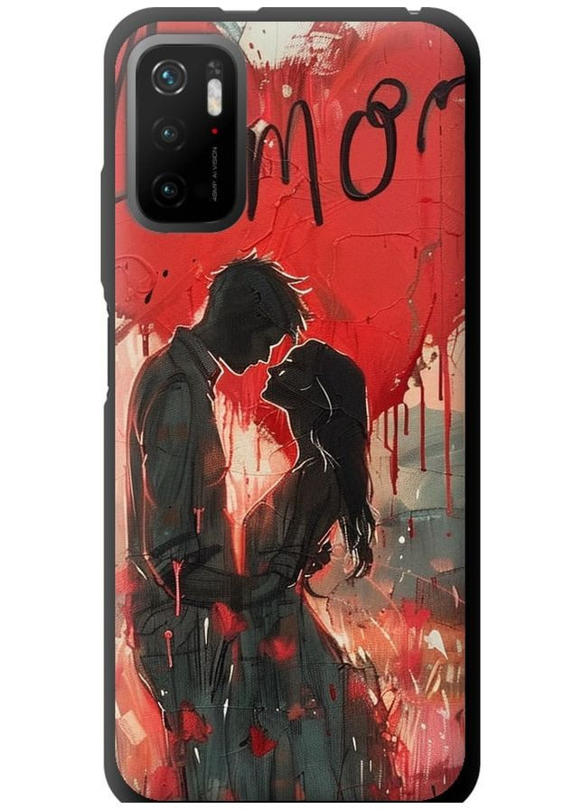TPU чорний чохол 'Amore' для Endorphone Xiaomi Redmi Note 10 5G (285700086)