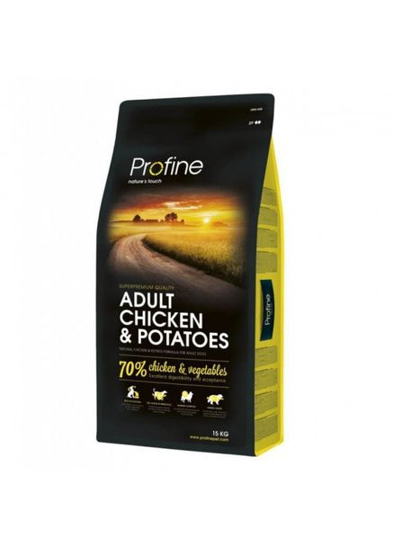 Сухой корм Adult Chicken & Potato 15 kg (для взрослых собак) Profine (293408201)