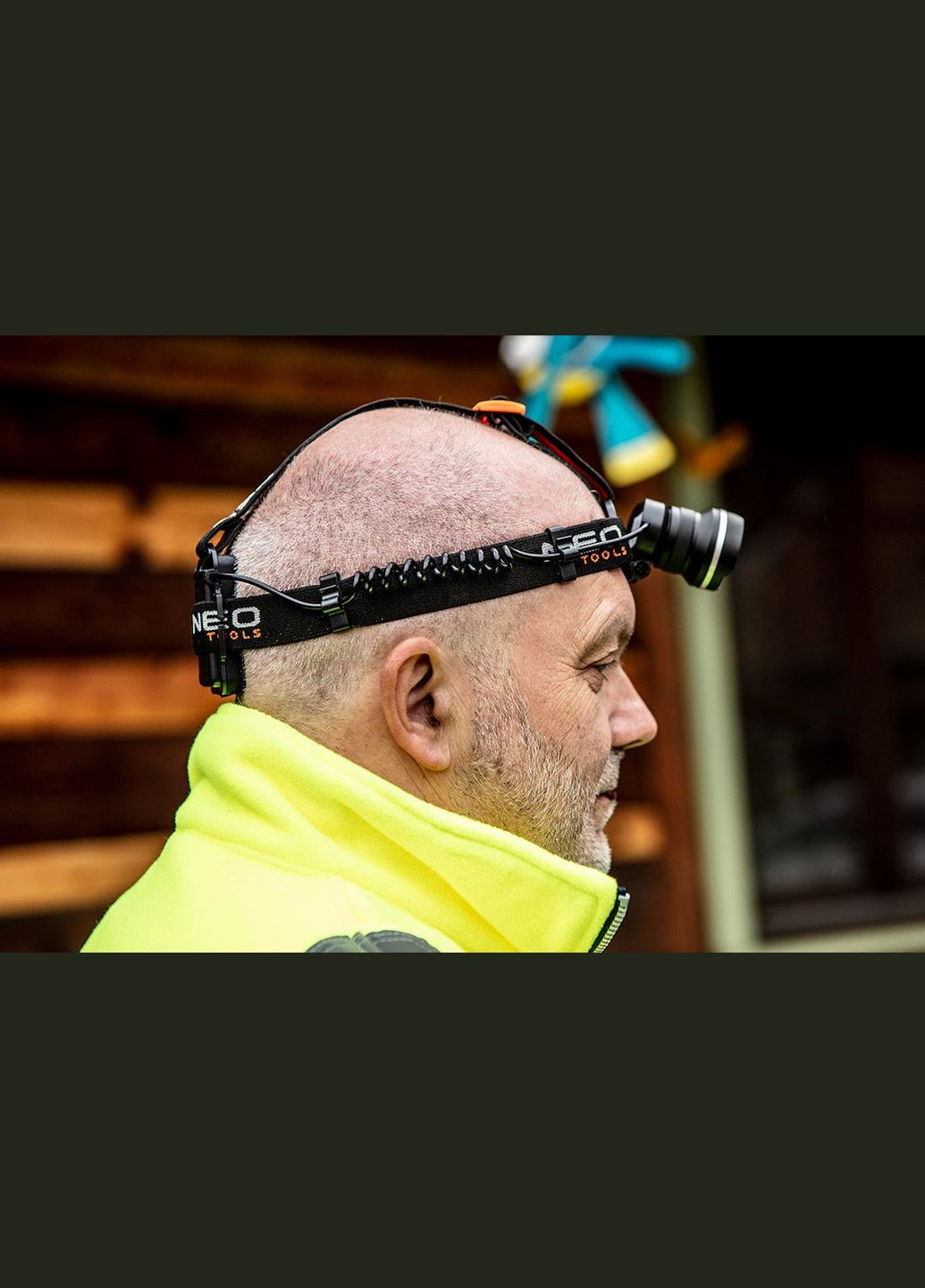 Ліхтар налобний на батарейках, AAAх3, 400лм, 5Вт, 3 функції освітлення, зум Neo Tools (315502463)