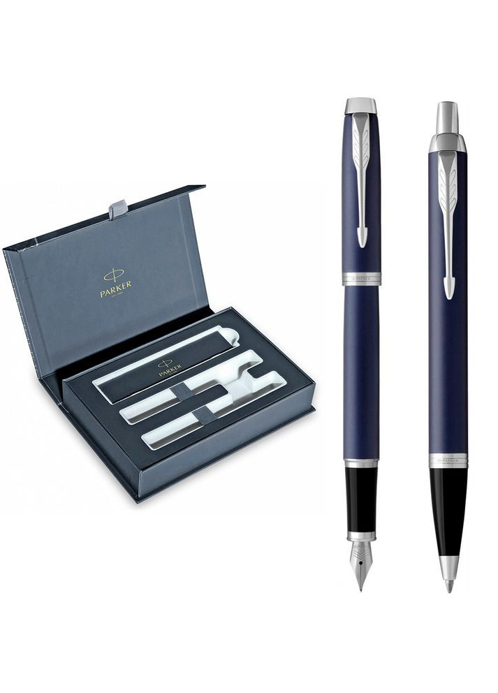 Набір IM 17 Blue CT FP + BP пір'яна + кулькова ручка 22 492b24 Parker (316468892)