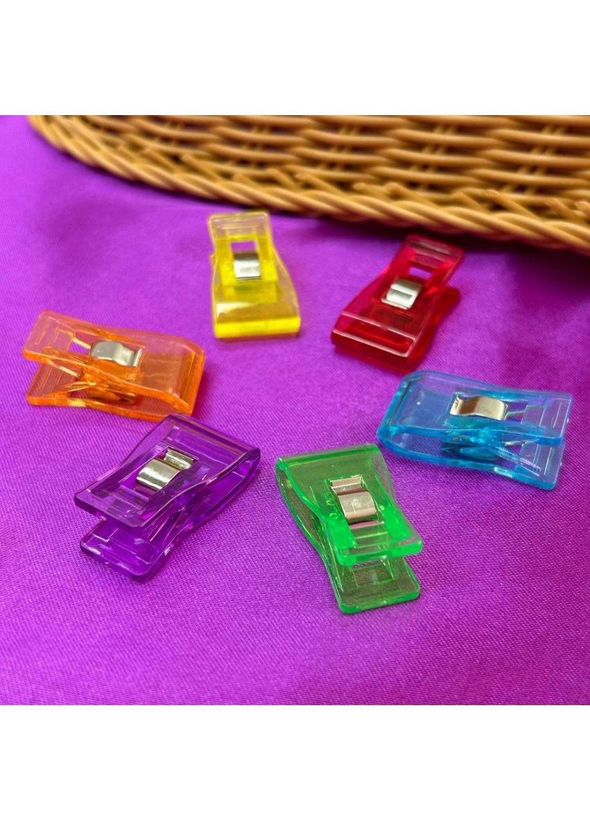 Зажим-клипса пластиковая для шитья 3,3 см Plus-plus (352745139)