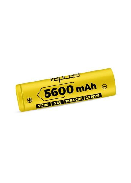 Акумулятор 21700 F56 INR21700 3.6 V 5600 mAh, 12.5A Li-Ion VapCell (371912793)