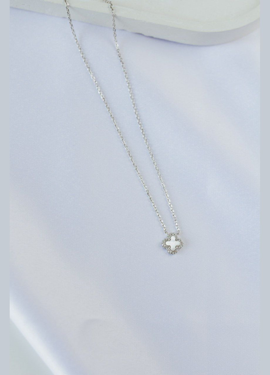 Колье серебряное в стиле Ван Клифф 9560339б, размер No Brand (317577533)