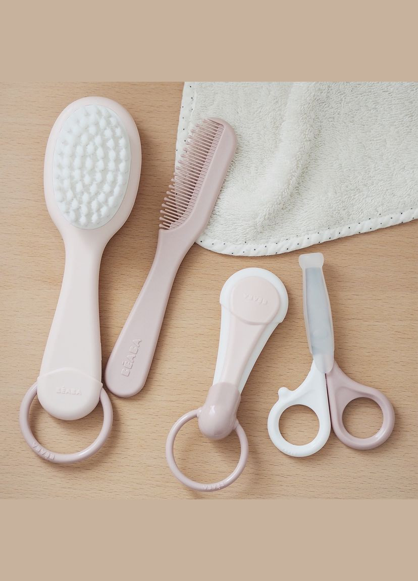 Щетка и расческа для волос, розовый () Beaba 920367 (331789149)