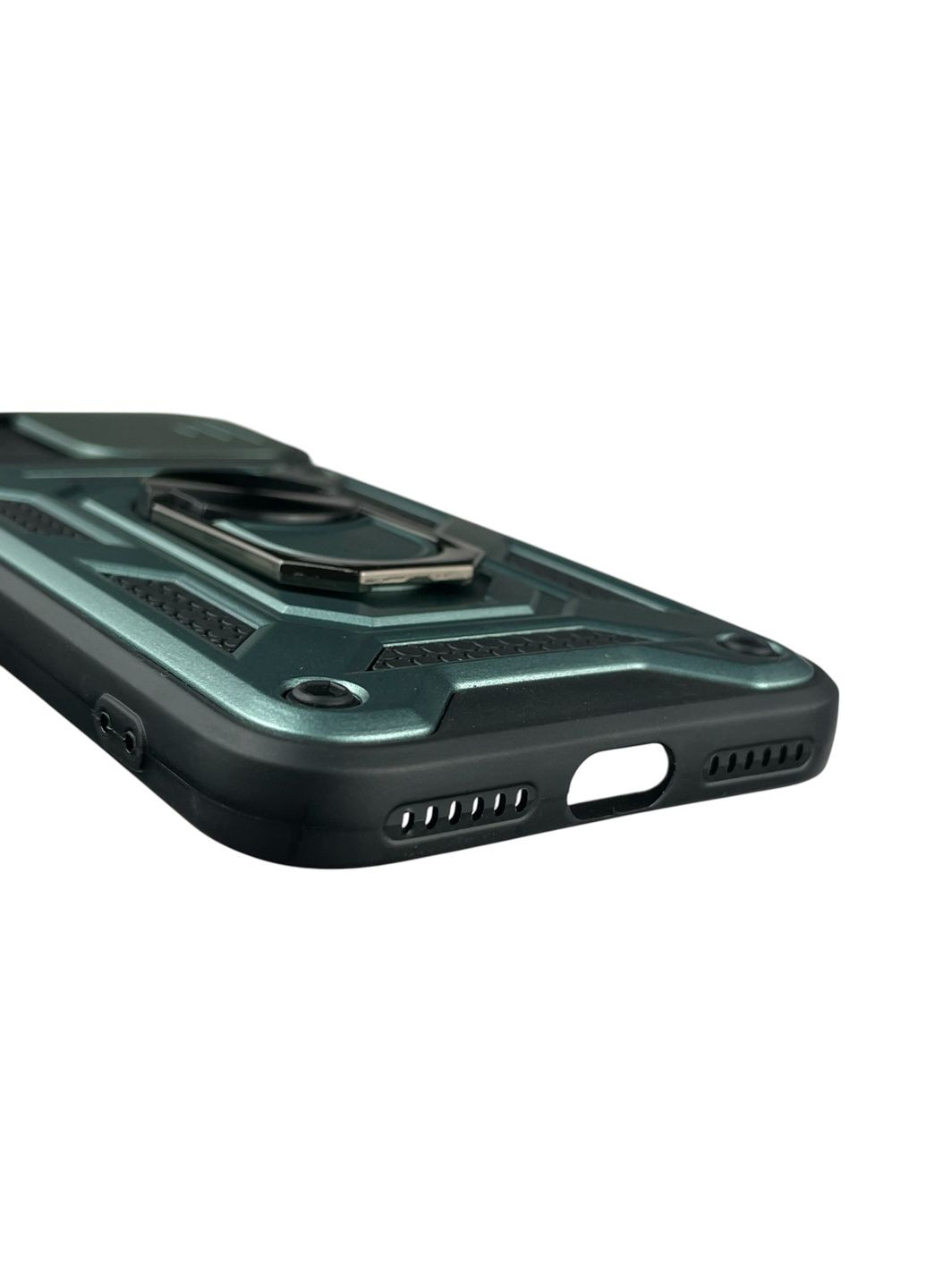 Чехол для iPhone SE 2020 бронированный с кольцом со шторкой на айфон се 2020 зелёный rg1 Apple (366390847)