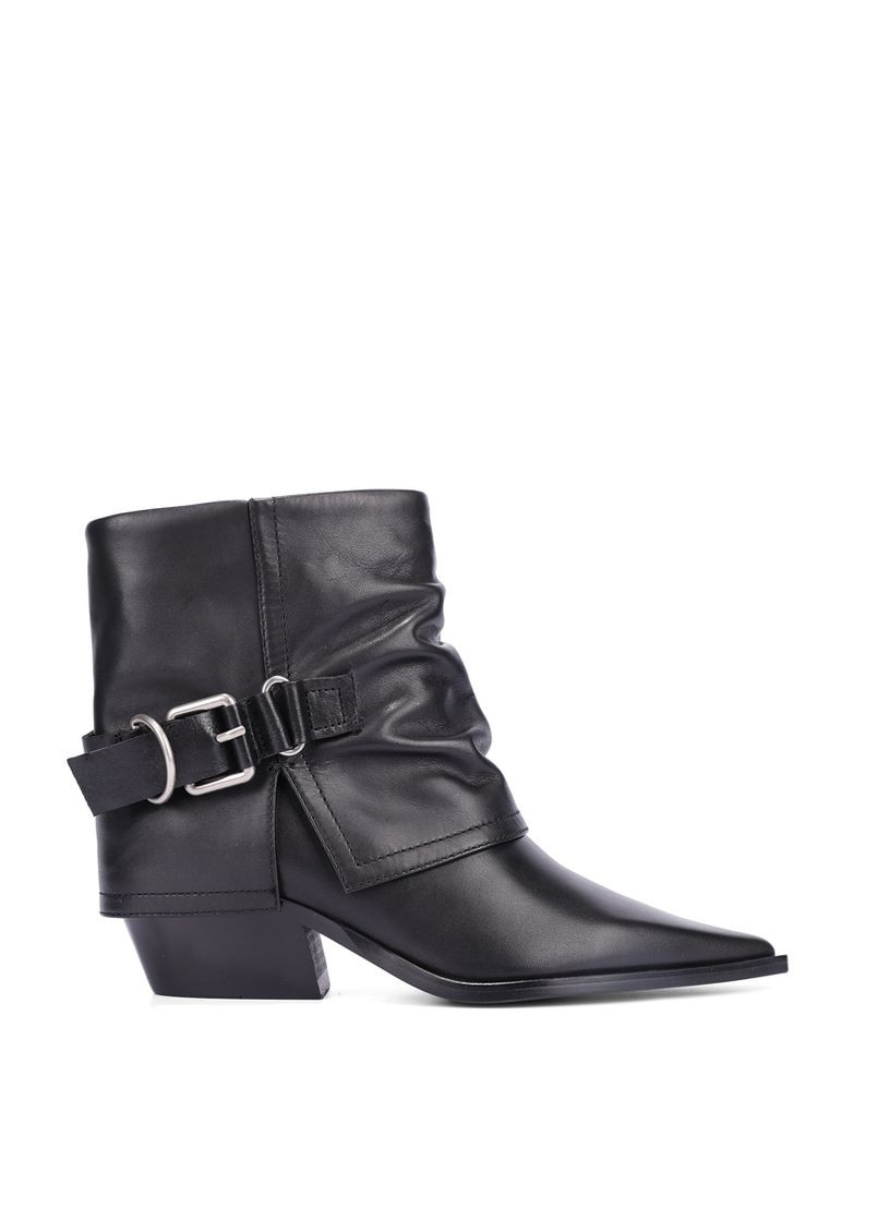 Жіночі Черевики V1772C-125-1 Чорний Шкіра MIRATON (368753825)