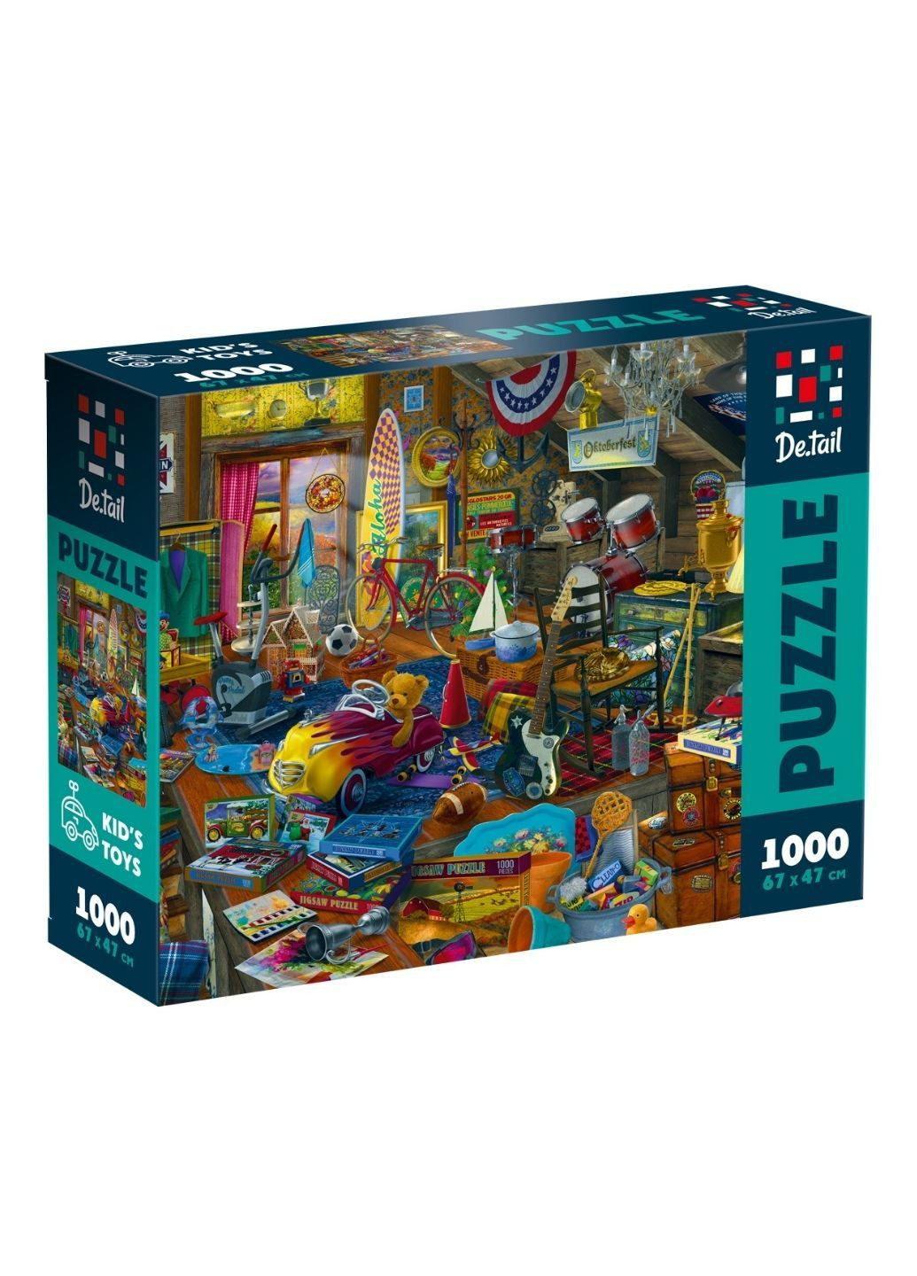 Пазли . Дитяча кімната 1000 деталей DT1000-09 (укр) De.tail (293971860)