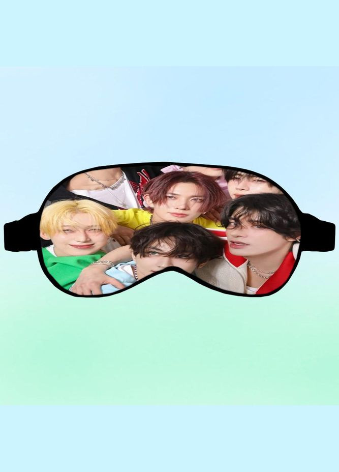 Маска для сну k pop BTS #004 чорна No Brand (315044691)