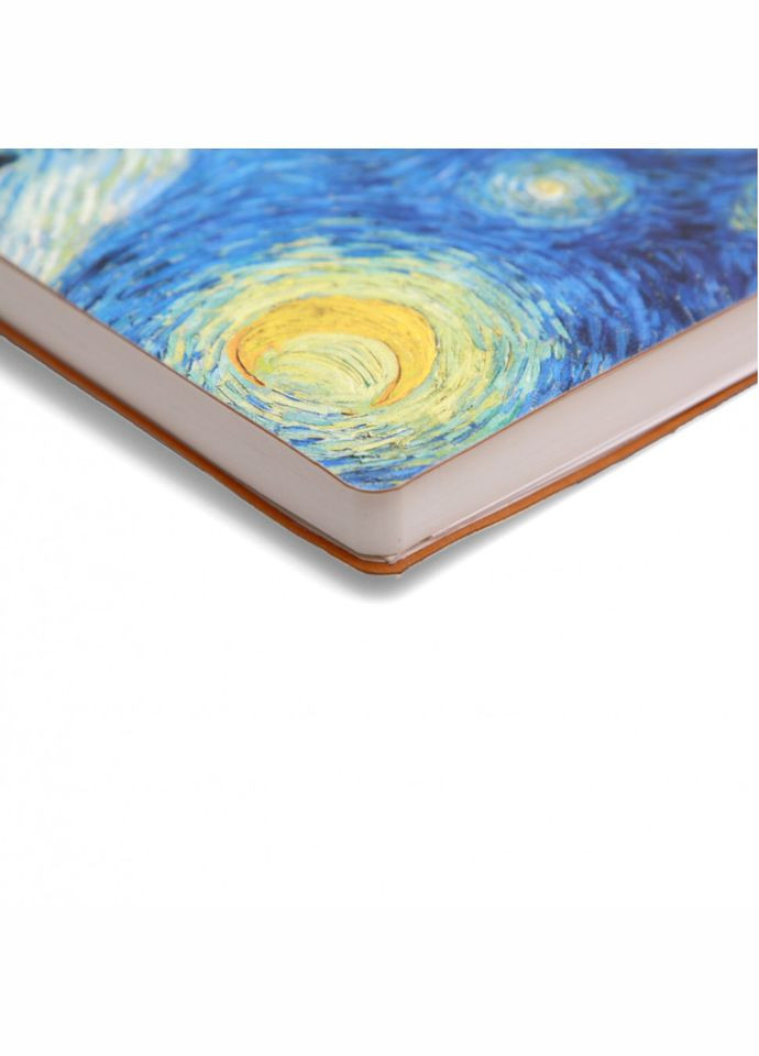 Записна книжка з Нанокрафта Ван Гог "Зоряна ніч" 20202-KR в крапку, м'яка обкладинка, 96 аркушів Kiri sketch (302385471)