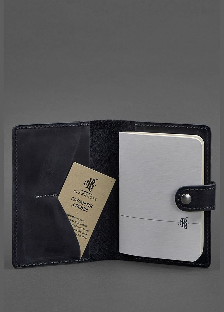 Женский кожаный переплет для паспорта 3.0 Инди синий (A-026259) BlankNote (329742983)
