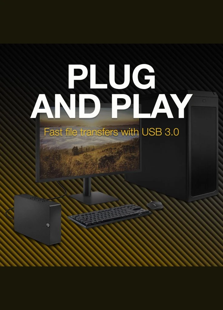 Внешний жесткий диск 3.5" 10TB Expansion Desktop (STKP10000400) Seagate (373932864)