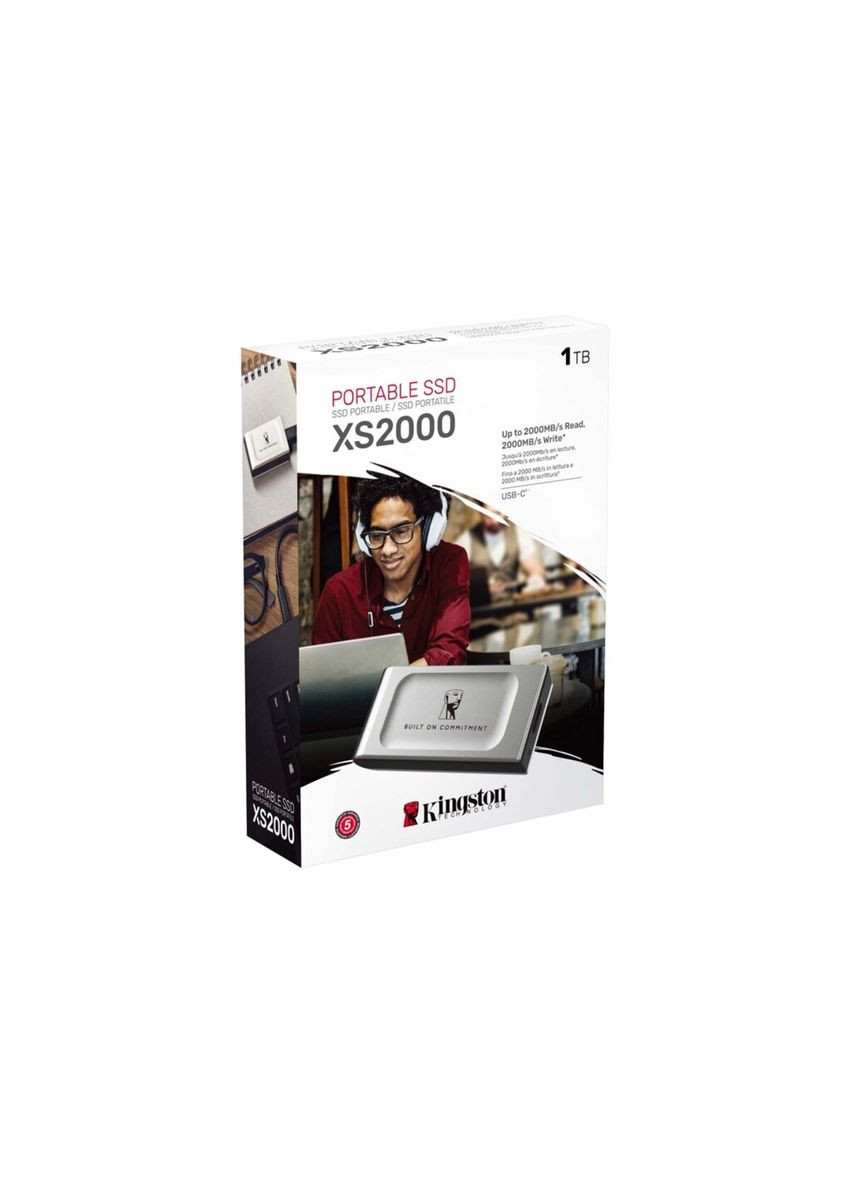 Портативный SSD BOC 1TB USB 3.2 Gen2 (2x2) Type-C 3D NAND Kingston XS2000 (360401922)