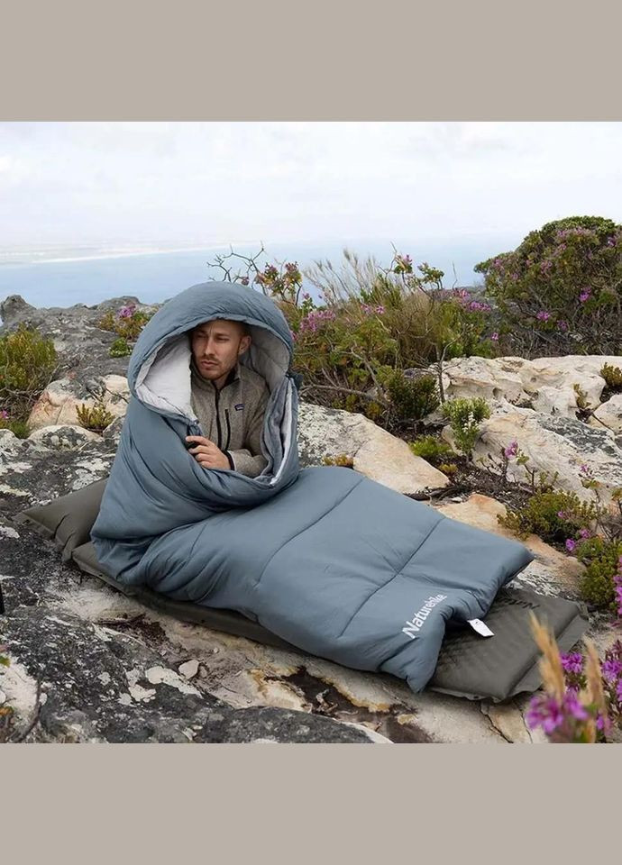 Спальный мешок BE400 CNK2300SD021 L с подогревом Grey Naturehike (326604243)