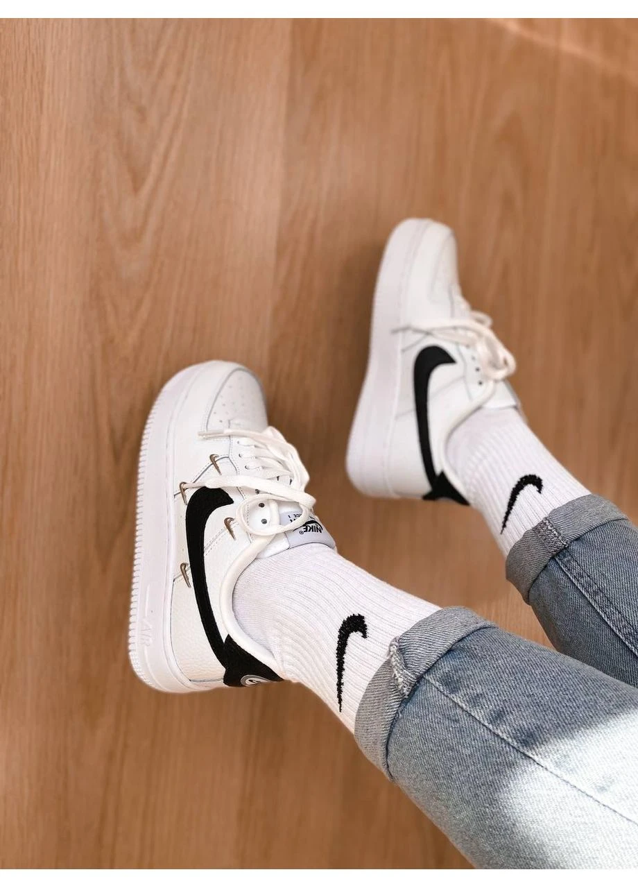 Цветные демисезонные кроссовки мужские nike air force 1 lx chrome swooshes найк аир форс 1 No Brand