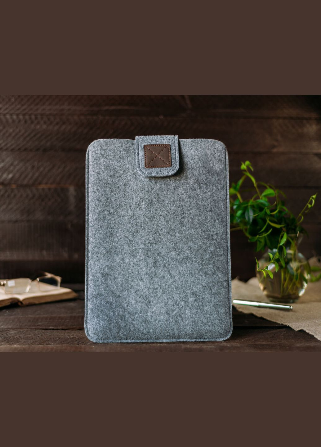 Чехол для ноутбука для Macbook Air/Pro 13.3 Grey/Brown (GM55) Gmakin (260339310)