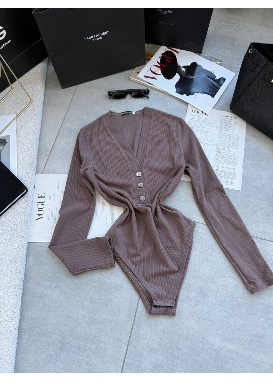 Жіноче боді в рубчик FINO Mode (366339839)