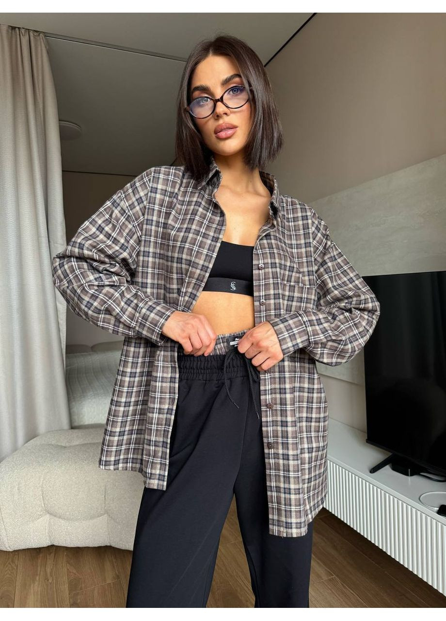 Костюм-сет с рубашкой и брюками палаццо Україна (360898648)