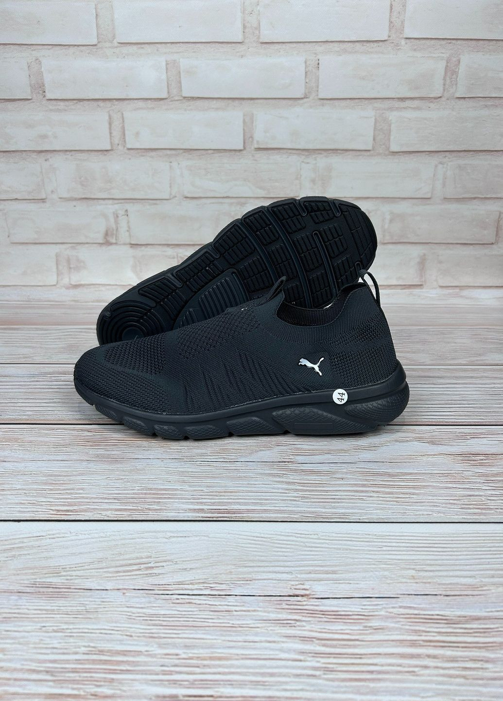 Темно-серые мужские слипоны из текстиля повседневные Classica