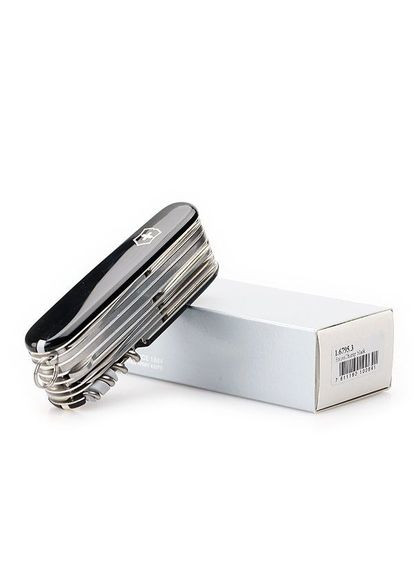 Комплект нож SwissChamp Black 1.6795.3 + Чехол с фонариком Police Victorinox (317305809)