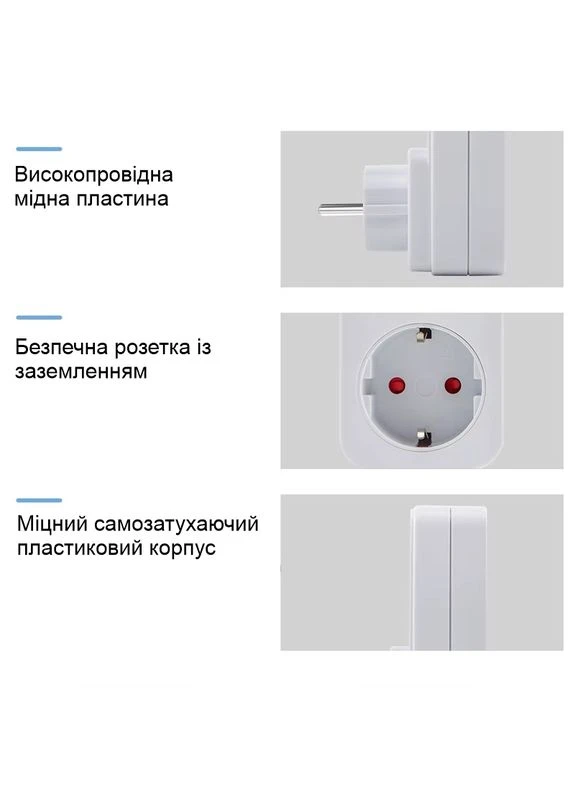 Розетка с датчиком движения Nectronix PIR01-EU, 16 Ампер, 3680 Ватт Waytronic (392372273)