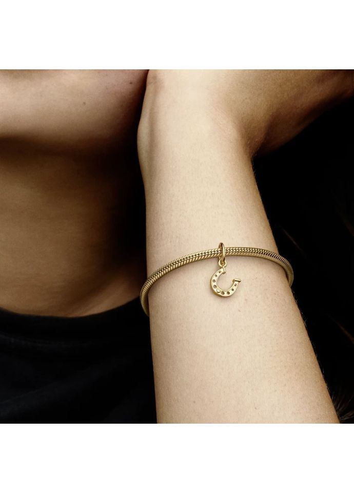 Серебряный шарм Пандора "Подковые удачи" 752328C00 Kabluchka (355345581)