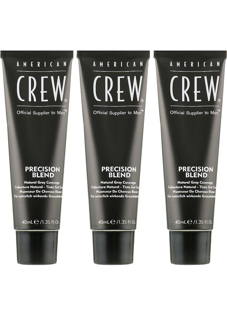 Система маскировки седины (уровень 2-3) 3x40 мл Precision Blend Dark 3x40ml American Crew (368627115)