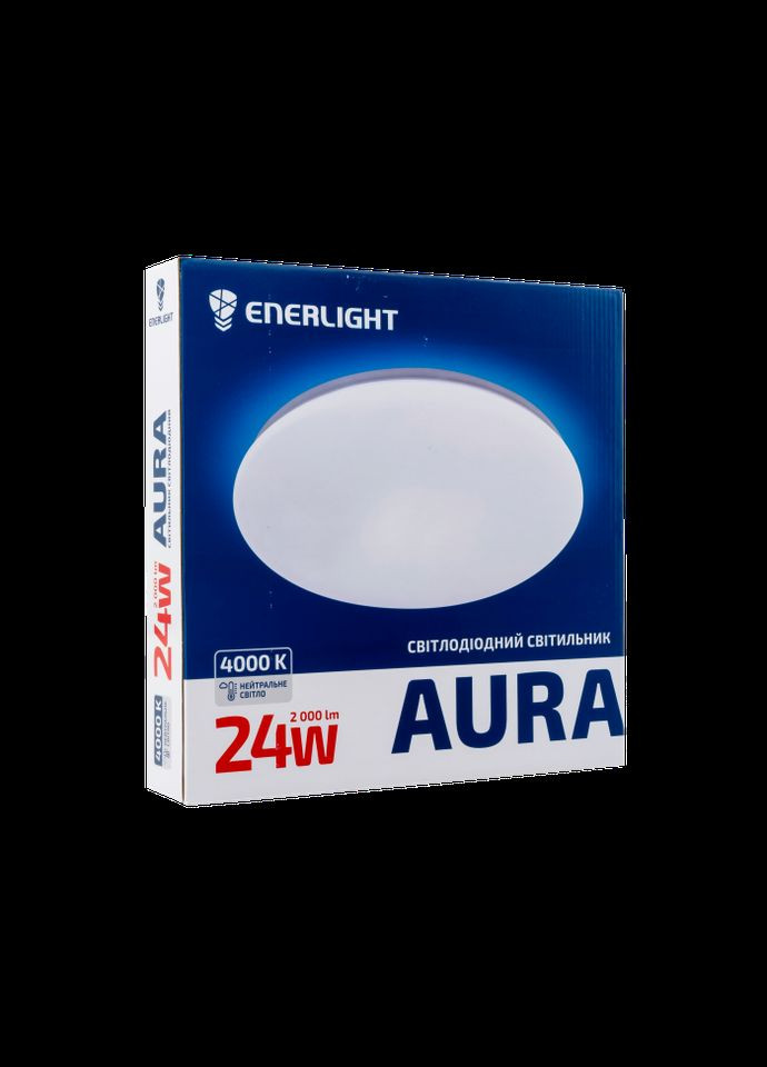 Світильник стельовий світлодіодний Aura 24вт 4000К Enerlight 064632 (316463334)