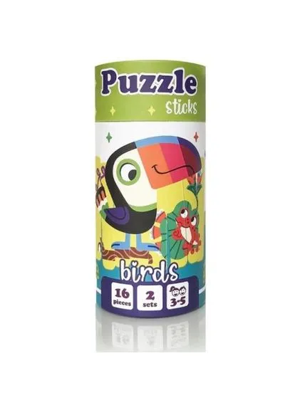 Игра настольная "Пазлы палочки: Птички" Vladi toys (393260517)