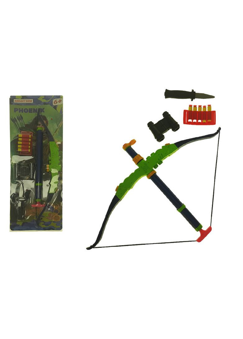 Іграшка Лук стріляє поролоновими патронами на блістері "Фенікс" 950 GoldenGun No Brand (362430441)