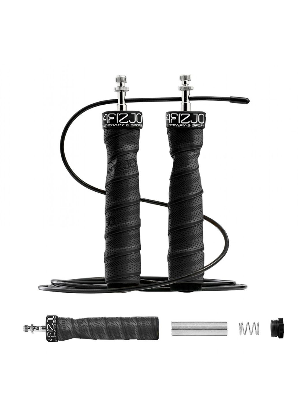 Скакалка скоростная для кроссфита Speed Rope PRO+ Black () 4FIZJO P-5907739313164 (340459106)