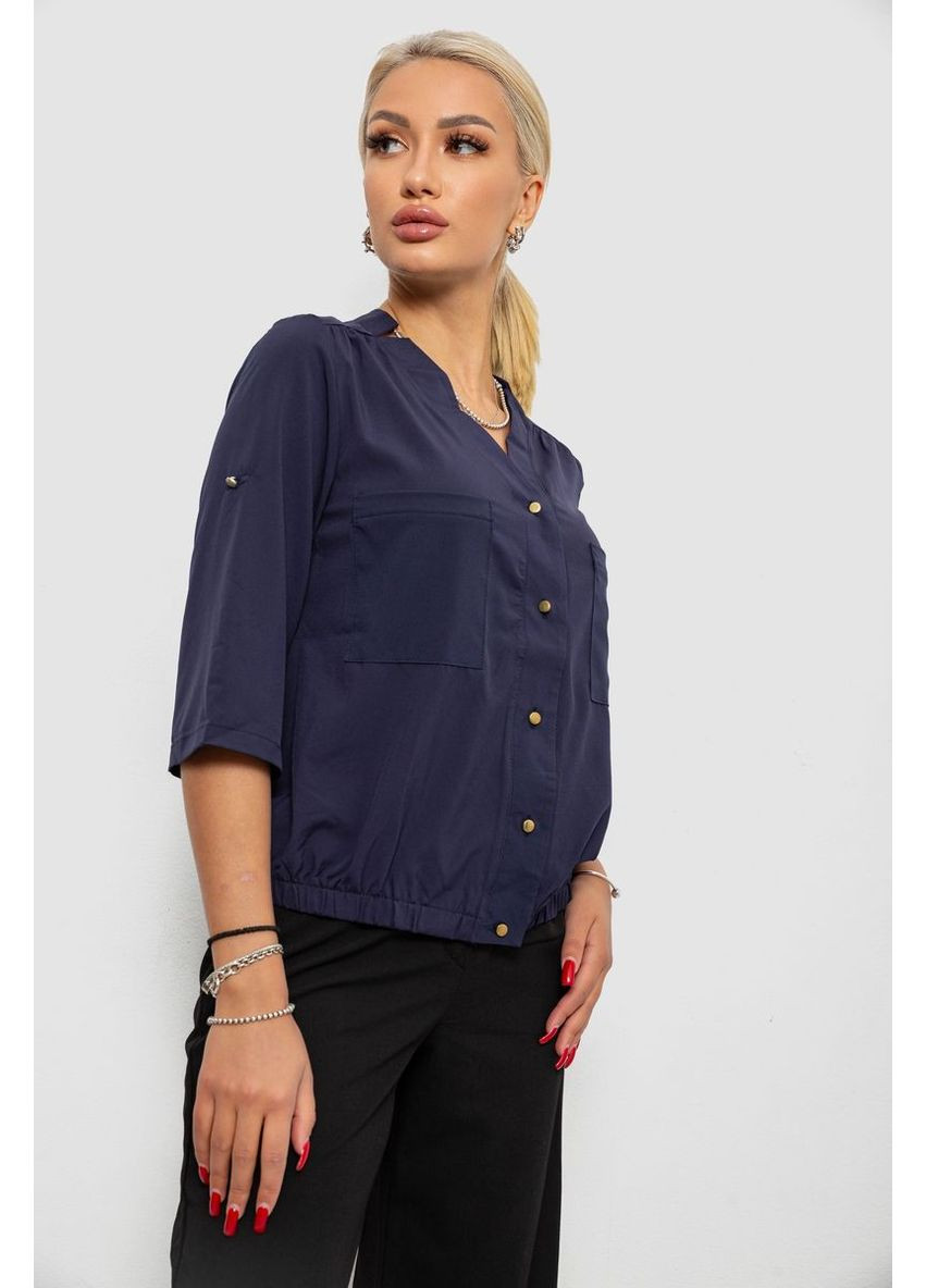 Синіти блуза однотонна, 230r91-1 Ager