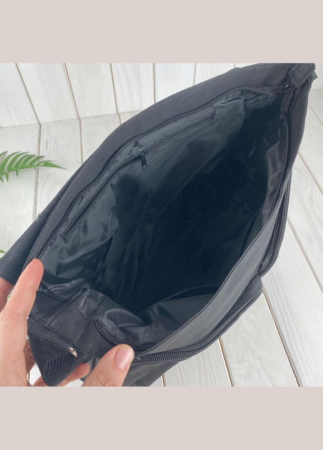 Мужская (женская) сумка через плечо для спортзала дорожная универсальная Art #243 Черный No Brand (322119179)