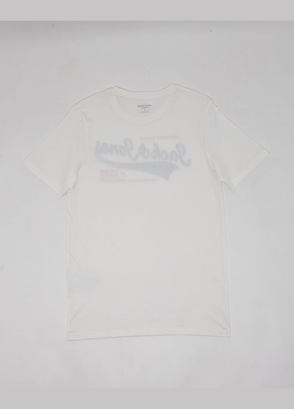 Молочна футболка,молочний з принтом,jack&jones Jack & Jones