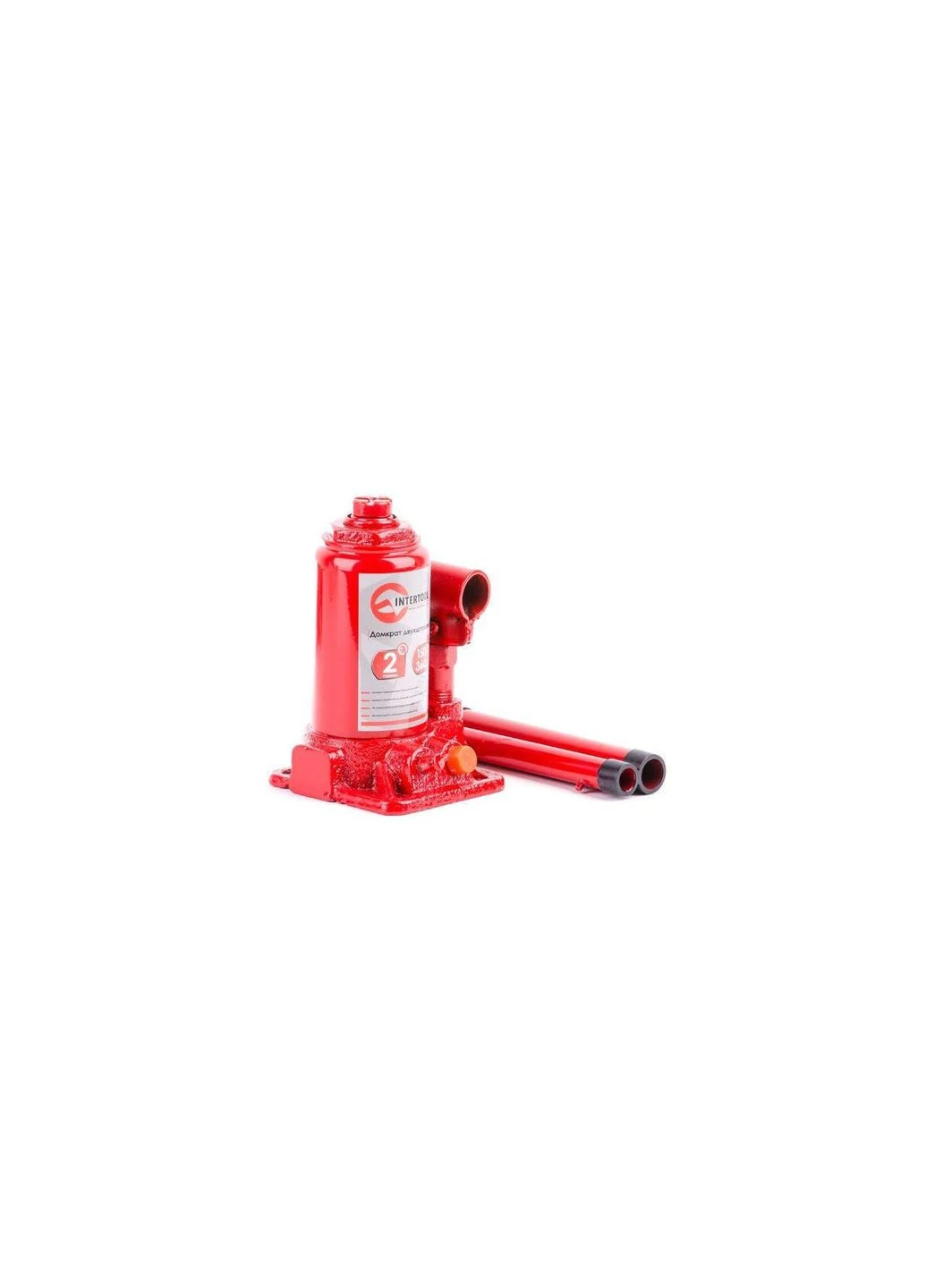 Домкрат гидравлический 2 т х 360 мм двухштоковый (GT0031) Intertool (365829468)