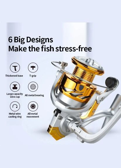 Рыболовная катушка металлический механизм NF MJX (329185556)