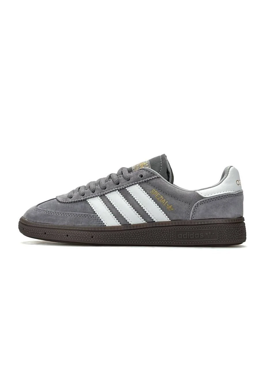 Кросівки жіночі Adidas No Brand Spezial Light Grey White світло-сірі демісезони (382723166)