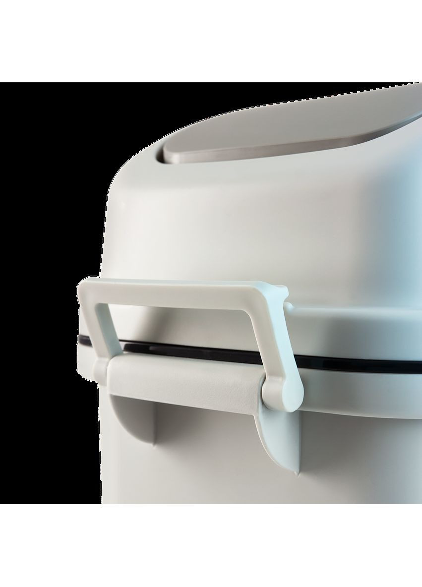 Ведро для мусора MVM с крышкой BIN-12 15 л Серое (BIN-12 15L GRAY) МВМ (365280698)