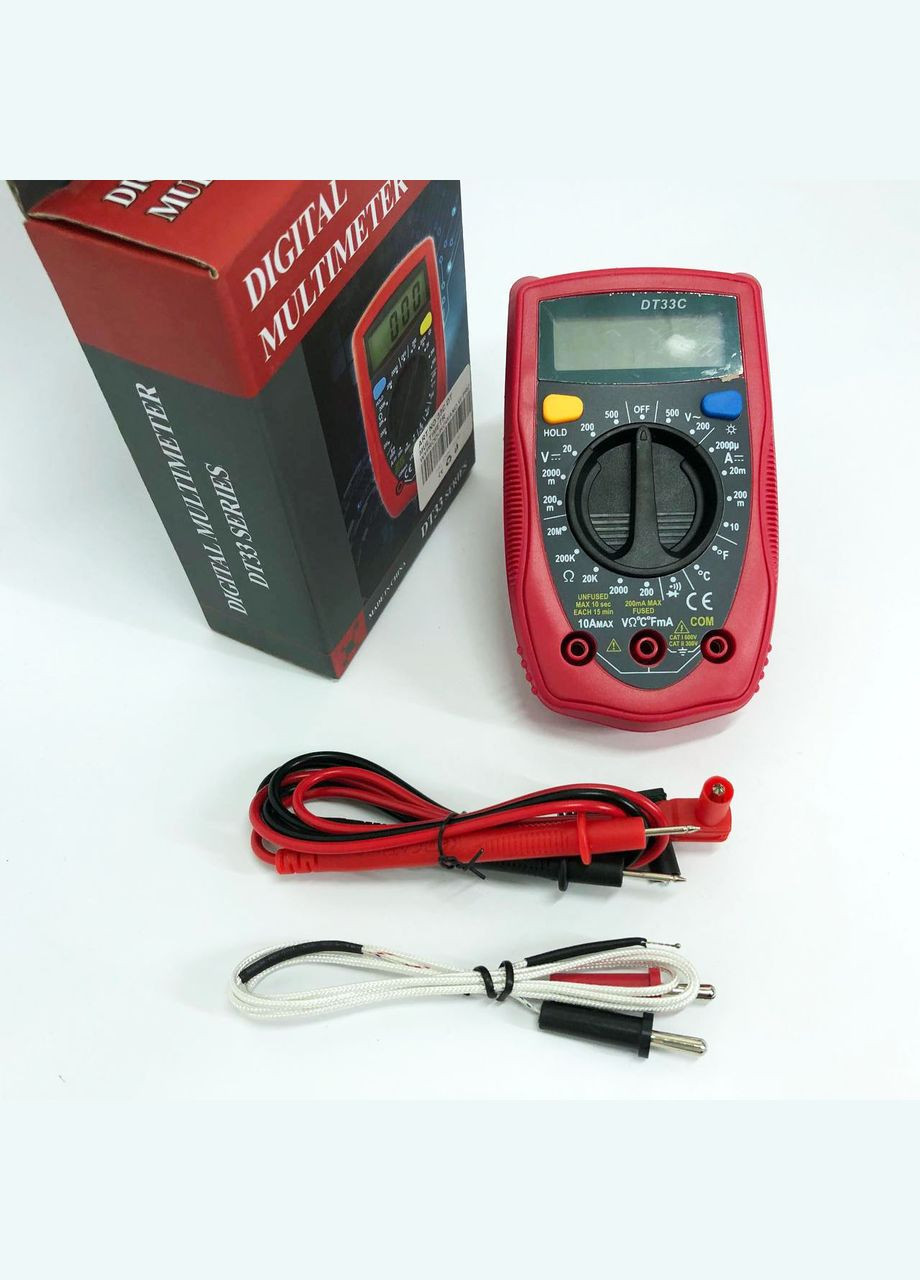 Мультиметр пристрій 33 C DT, Мультиметри цифрові, Мультиметр цифровий EK-474 тестер амперметр Digital (351485799)