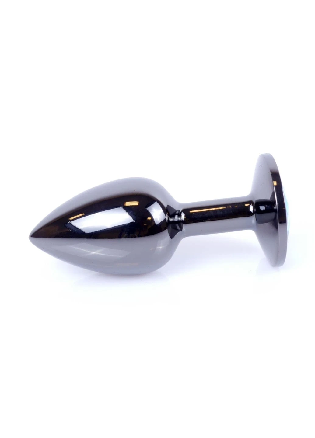 Анальная пробка Jewellery Dark Silver Plug Clear BOYS of TOYS (395803794)