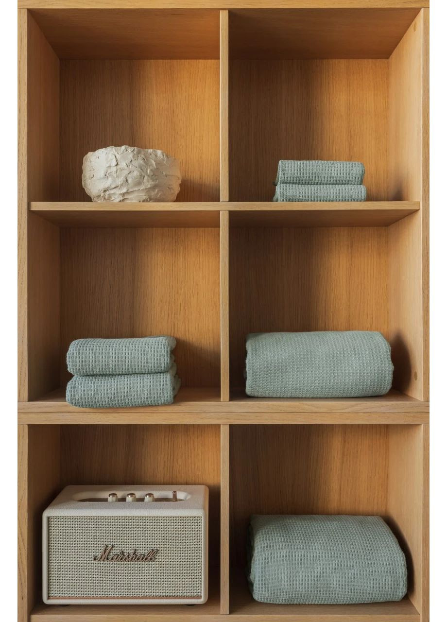 Набір вафельних Халатів S-M, 2XL-3XL + рушники 30х50см 2шт, 50х90см 2шт, 70х140см, 90х150см HYGG (370367314)