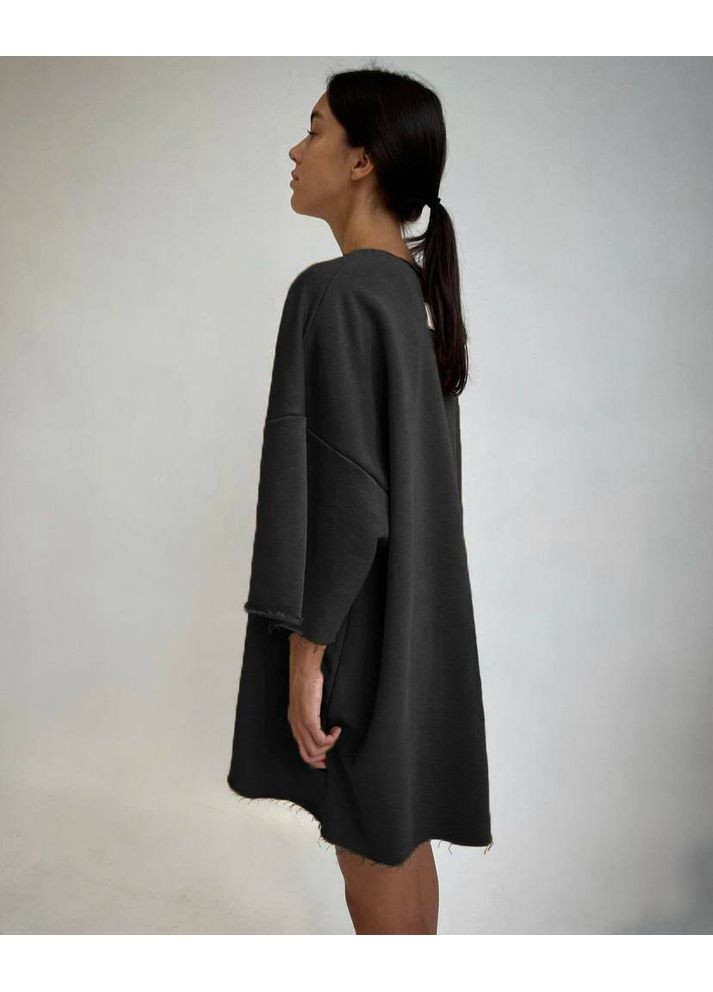 Чорна спортивна, повсякденний жіноча спортивна сукня сукня-футболка Avanti однотонна