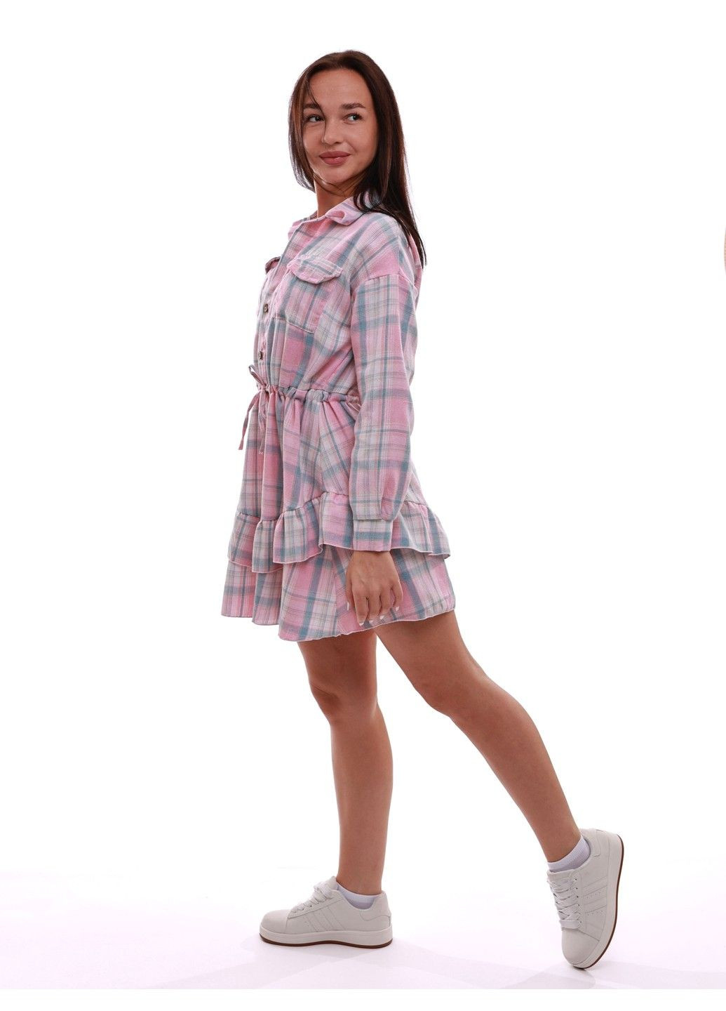 Пудровое платье женское No Brand