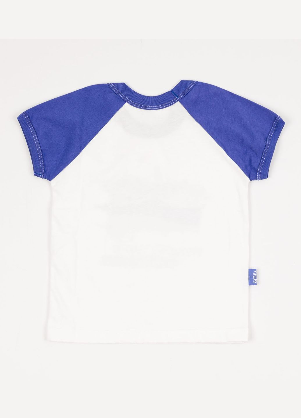 Синяя пижама для мальчика футболка и бриджи Smil