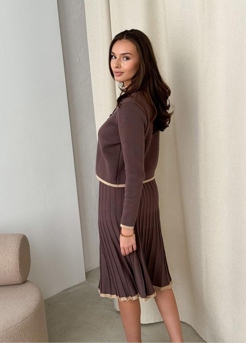 Жіночий в'язаний жакет на гудзиках бавовна/акрил ARTKNIT (ak38599p) Art Knit (334894239)