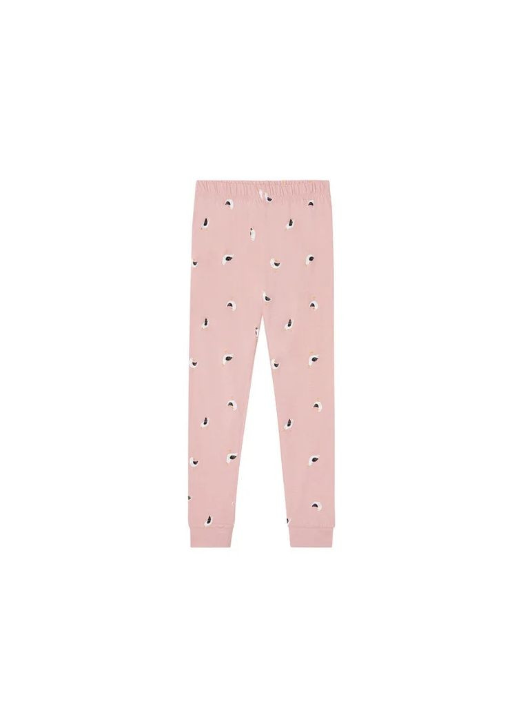 Пудровая всесезон пижама темно-синя 369841_2104 свитшот + леггинсы Pepperts